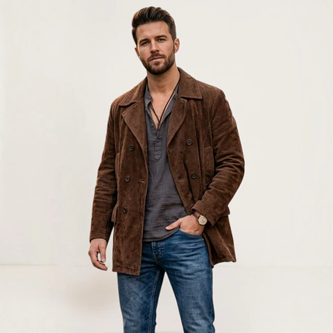 Chaqueta Vintage de Cuero Genuino - Talla XL Oversize