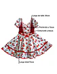 Vestido Huasa China Estampado Floral Para Niña 6 - 8 Años - Miniatura 11