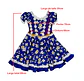 Vestido Huasa China Azul Para Niña 6 A 8 Años - Como Nuevo - Miniatura 10