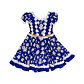 Vestido Huasa China Azul Para Niña 6 A 8 Años - Como Nuevo - Miniatura 3