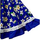 Vestido Huasa China Azul Para Niña 6 A 8 Años - Como Nuevo - Miniatura 9