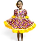 Vestido de Huasa China Manga 3/4 -  Para Niña de 6 - 7 Años - Miniatura 1
