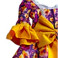 Vestido de Huasa China Manga 3/4 -  Para Niña de 6 - 7 Años - Miniatura 9