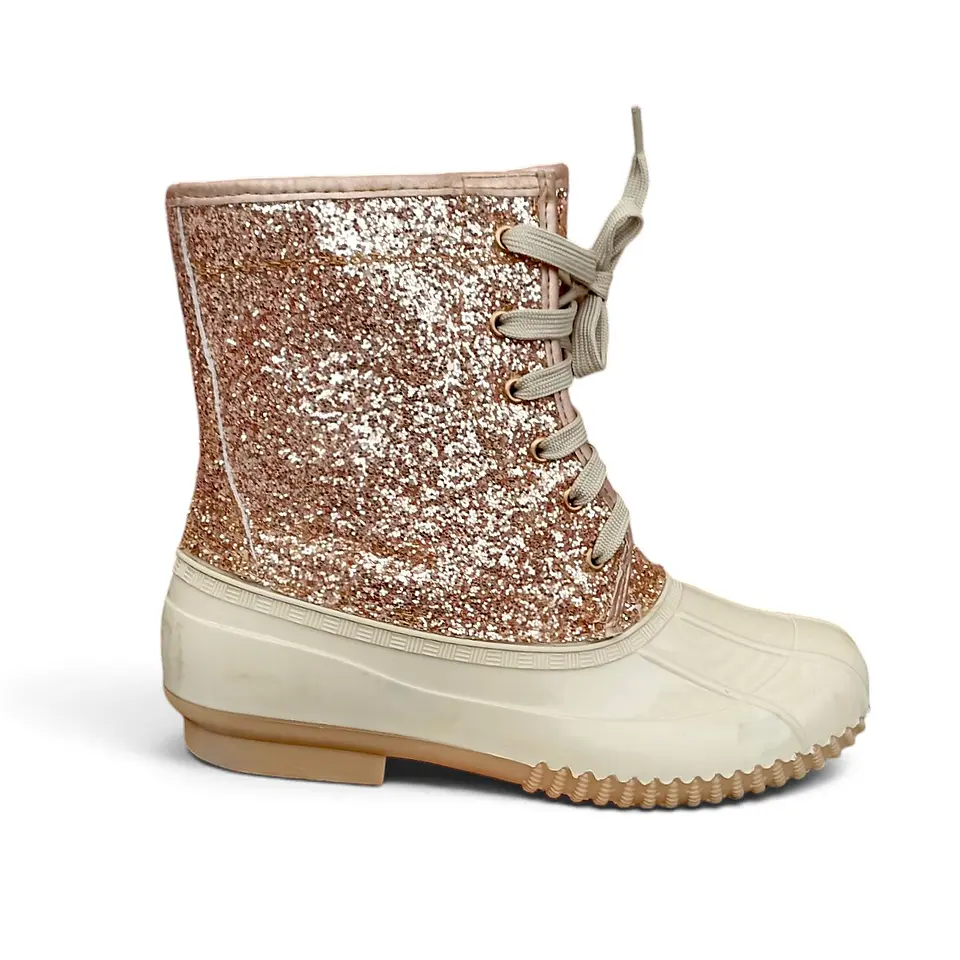 Botas de Nieve Lluvia Sugar Skipper Con Glitter - Talla 38 1