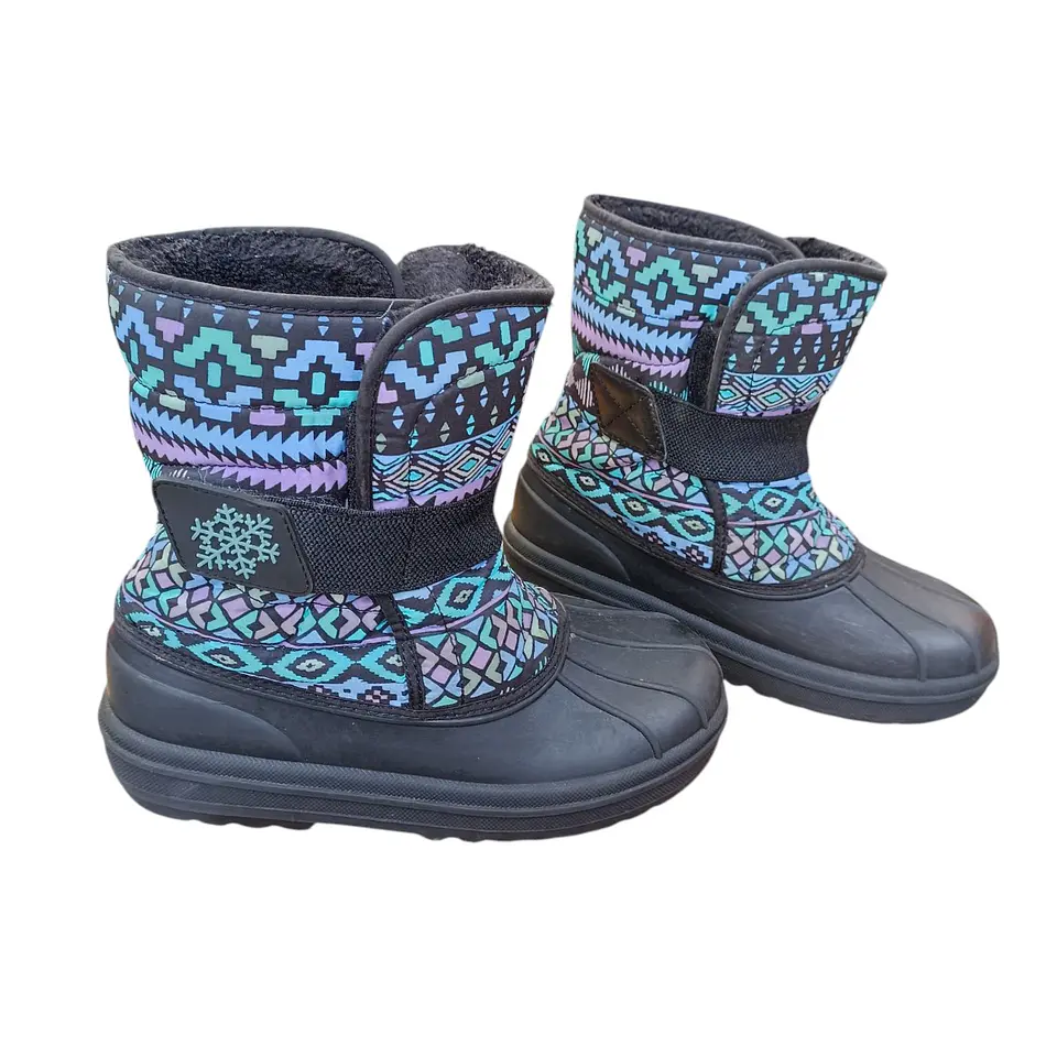Botas de Nieve Y Lluvia Unisex Para Niños Talla 33 4