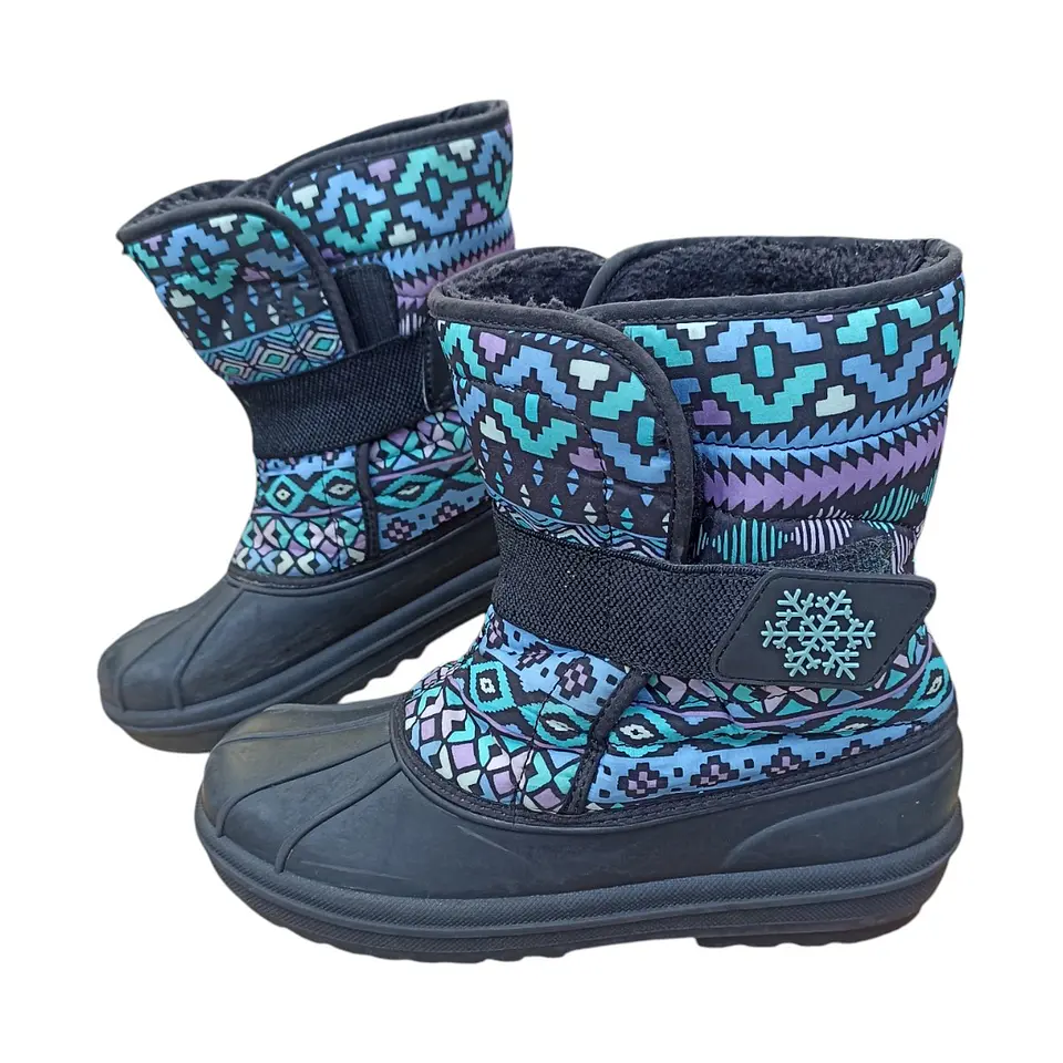 Botas de Nieve Y Lluvia Unisex Para Niños Talla 33 2