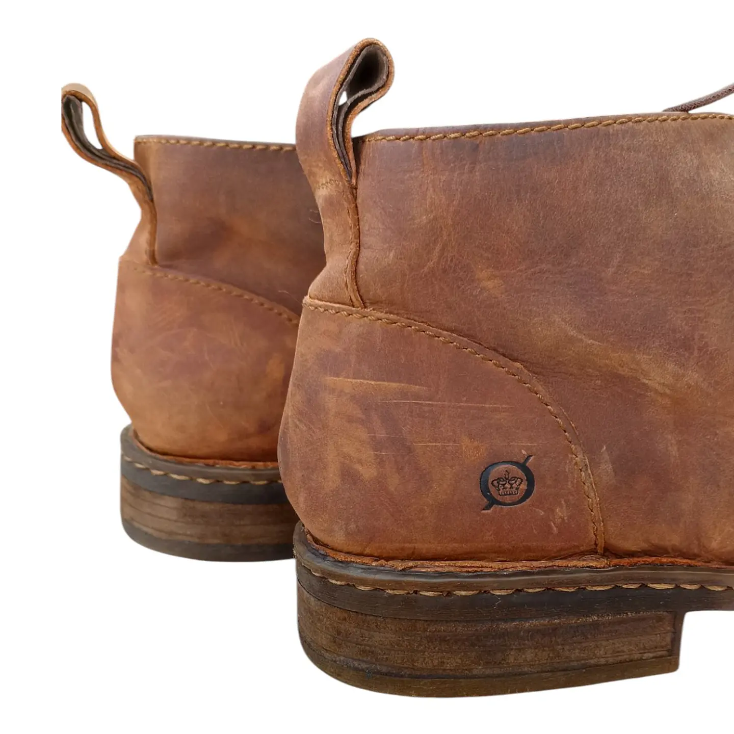 Botín Tipo Chukka Born Cuero Genuino Para Hombre Talla 41.5 6
