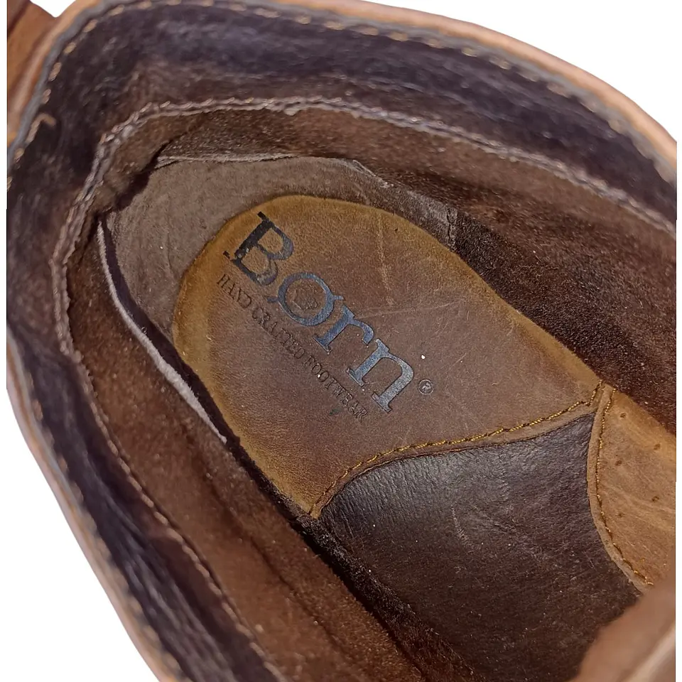 Botín Tipo Chukka Born Cuero Genuino Para Hombre Talla 41.5 8