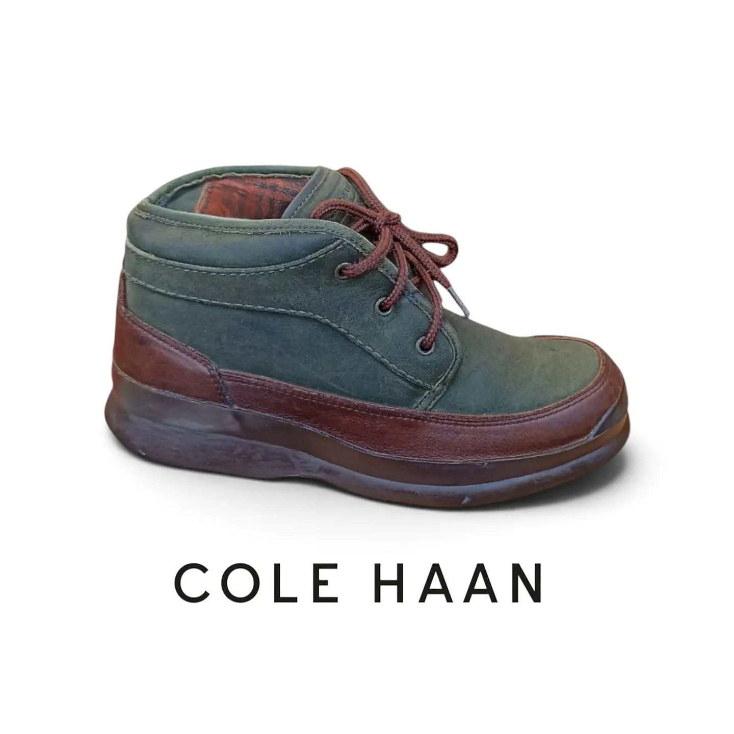 Botín Cole Haan Sporting Cuero Genuino Unisex Talla 38 - 38.5 1