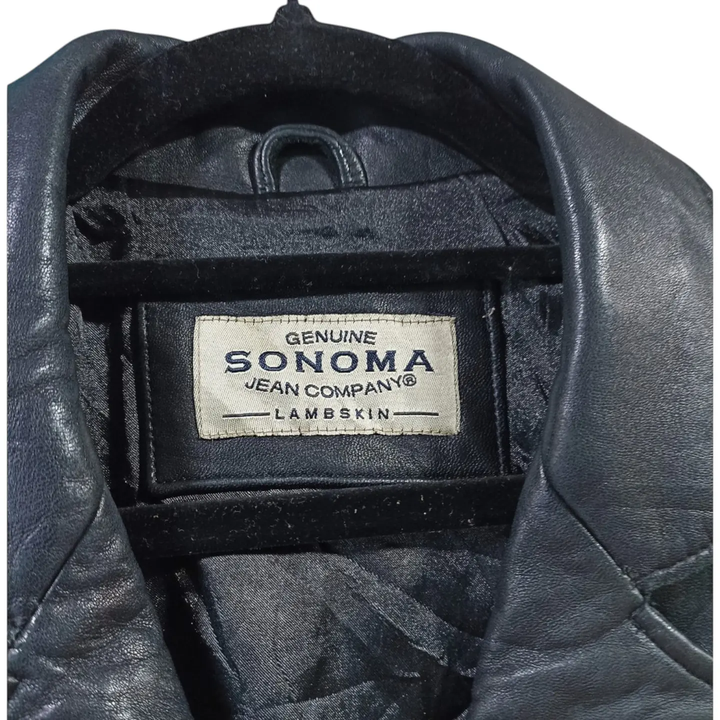 Chaqueta Blazer Vintage Sonoma Cuero Genuino Talla L - XL 8