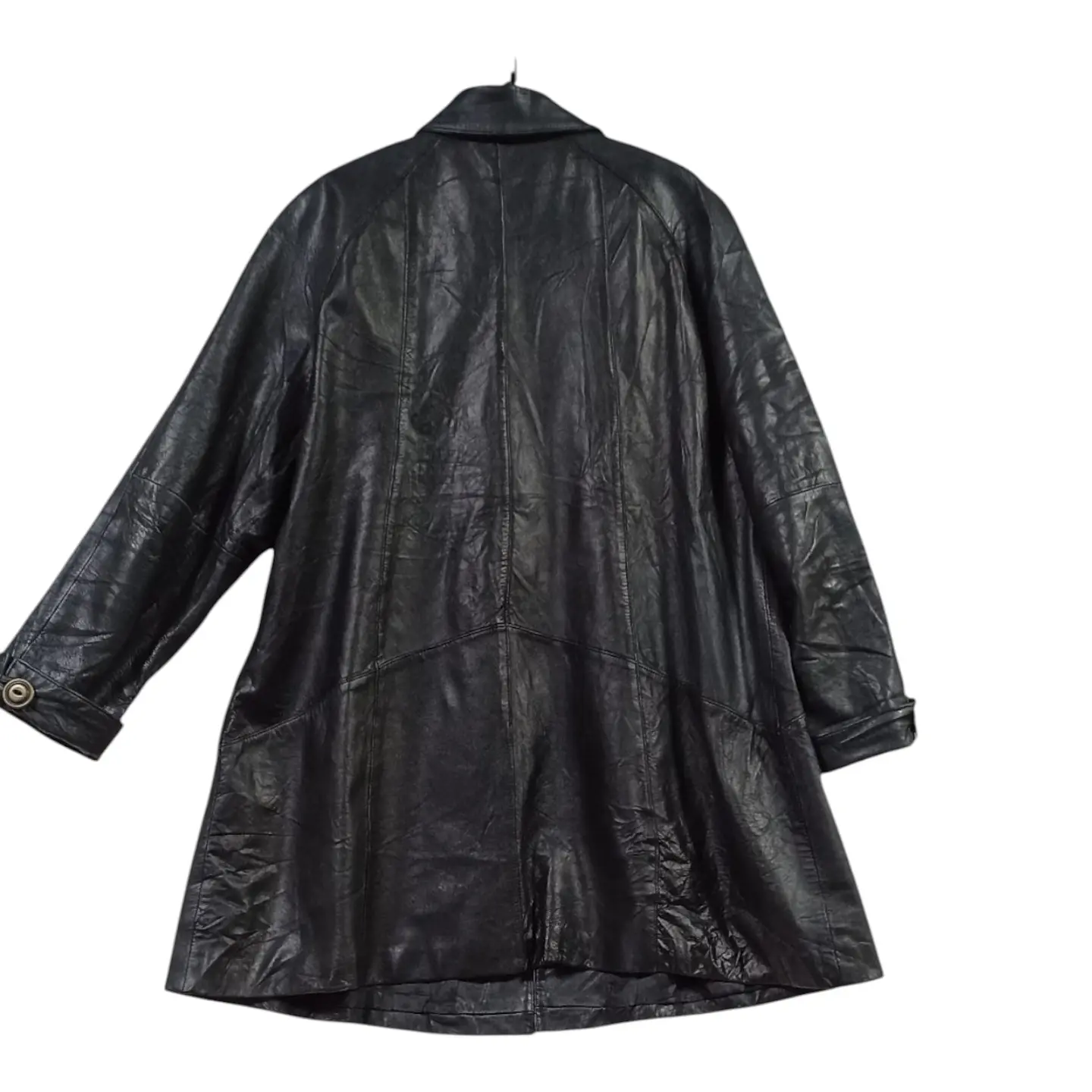Abrigo Vintage Cuero Genuino Calce Holgado Oversize M - XL 8