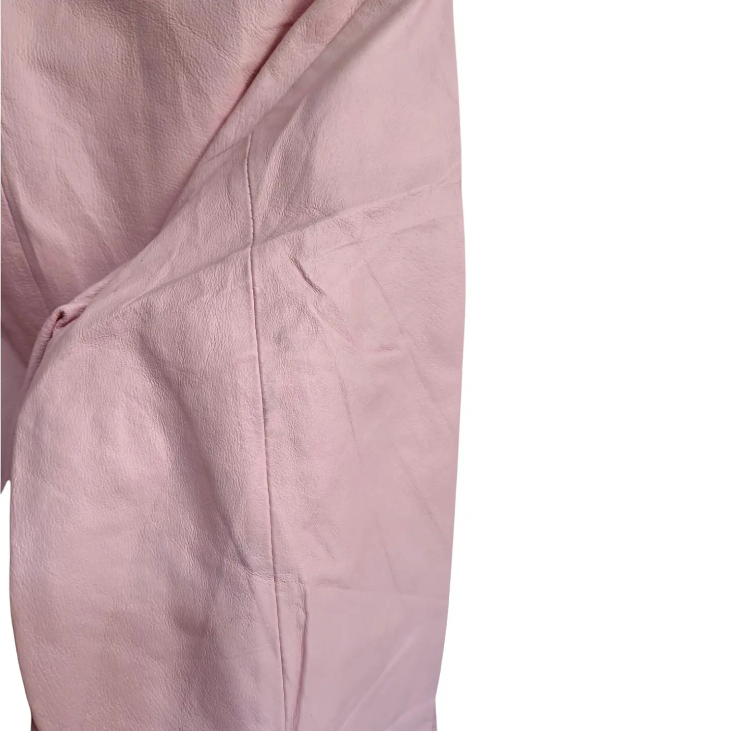 Chaqueta Chadwicks de Cuero Genuino Rosa Pastel -  Talla M/L 8