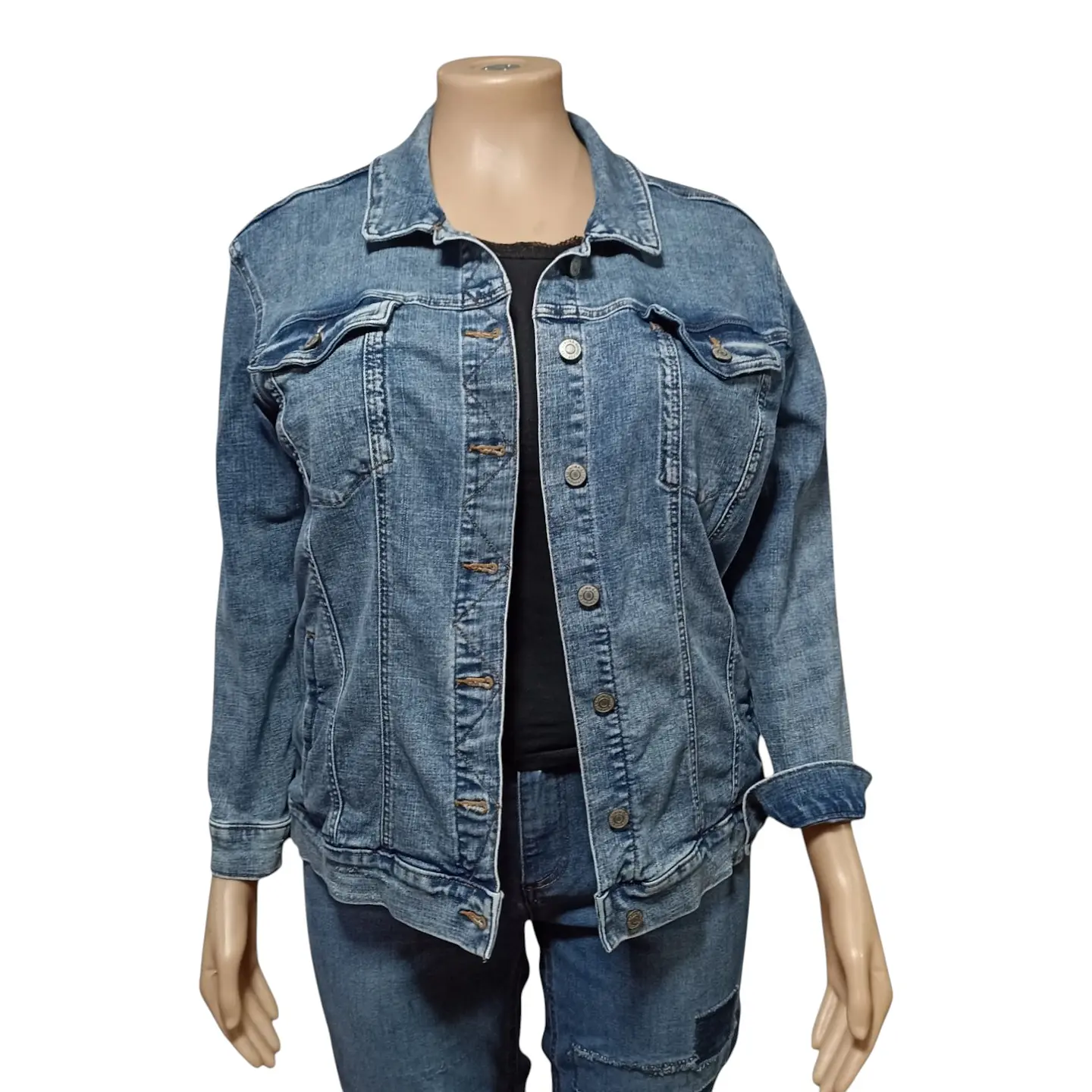 Chaqueta de Mezclilla Elastizada Sonoma - Unisex Talla XL 5