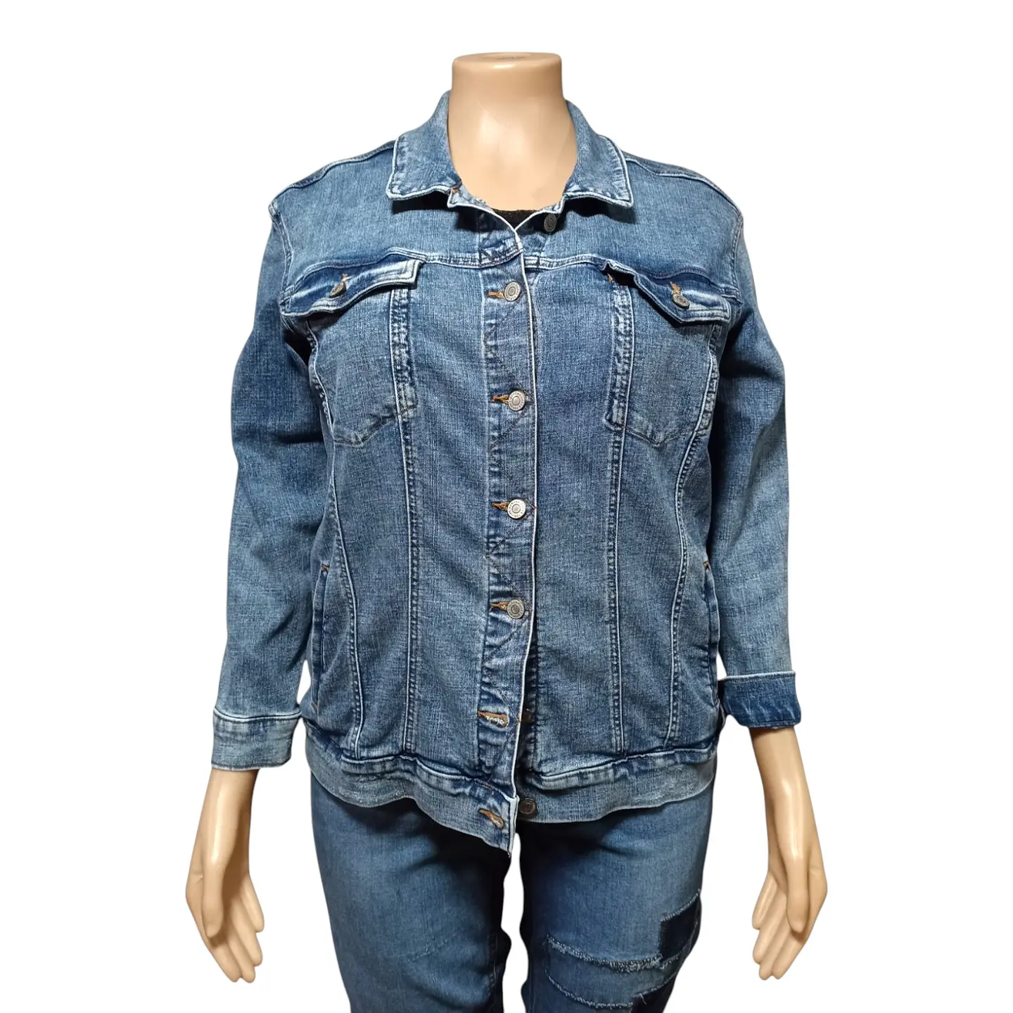Chaqueta de Mezclilla Elastizada Sonoma - Unisex Talla XL 6