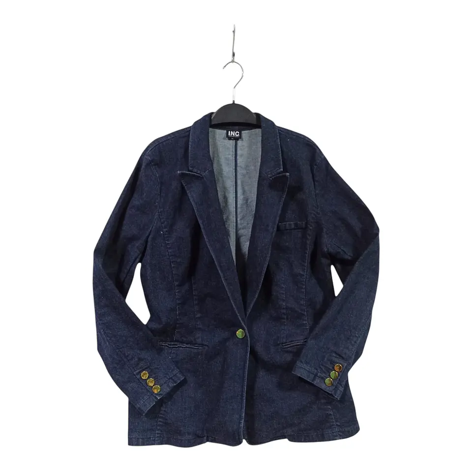 Chaqueta de Mezclilla Tipo Blazer I. N. C. - Talla XL - 2XL 3