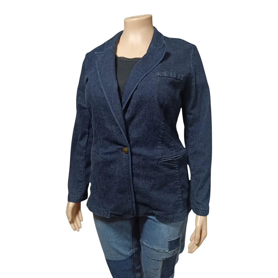 Chaqueta de Mezclilla Tipo Blazer I. N. C. - Talla XL - 2XL 6
