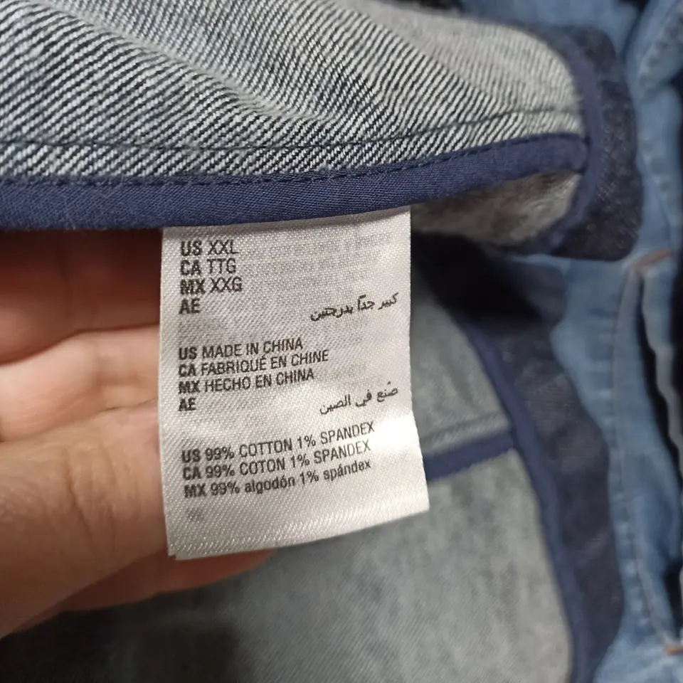 Chaqueta de Mezclilla Tipo Blazer I. N. C. - Talla XL - 2XL 9