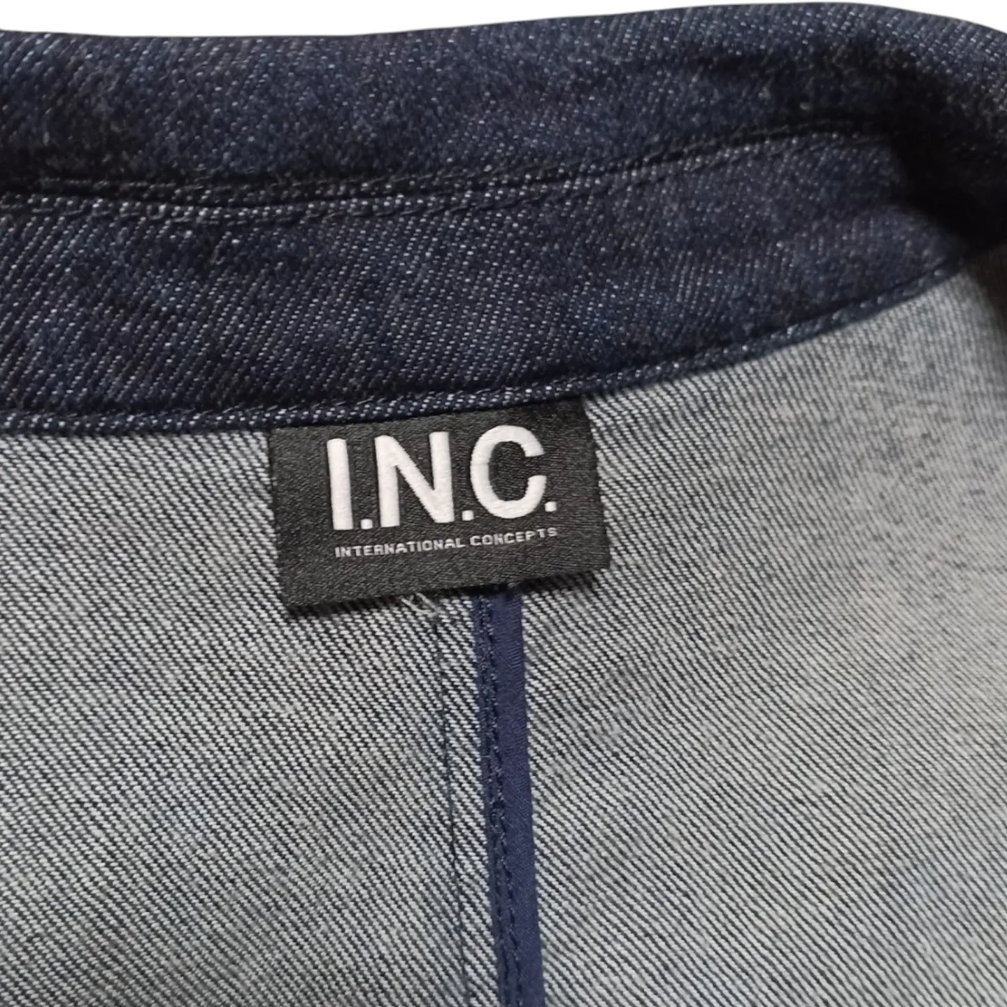 Chaqueta de Mezclilla Tipo Blazer I. N. C. - Talla XL - 2XL 10