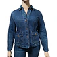Chaqueta de Mezclilla Entallada Para Mujer Talla L - XL - Miniatura 2