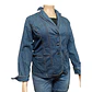 Chaqueta Tipo Blazer de Mezclilla Elastizada - Talla Grande 3XL - Miniatura 4