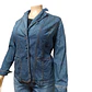 Chaqueta Tipo Blazer de Mezclilla Elastizada - Talla Grande 3XL - Miniatura 5