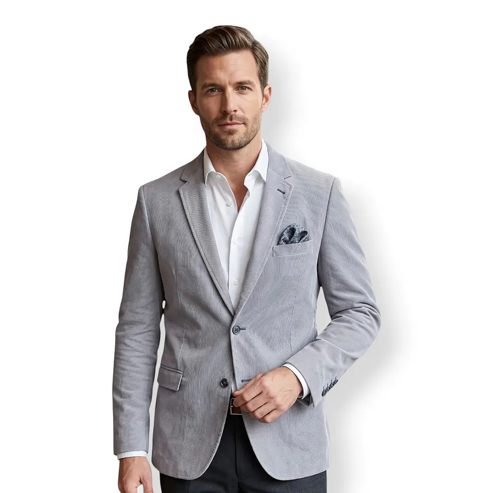 Blazer Italiano Importado Sottotono Ligero a Rayas - Talla M 1