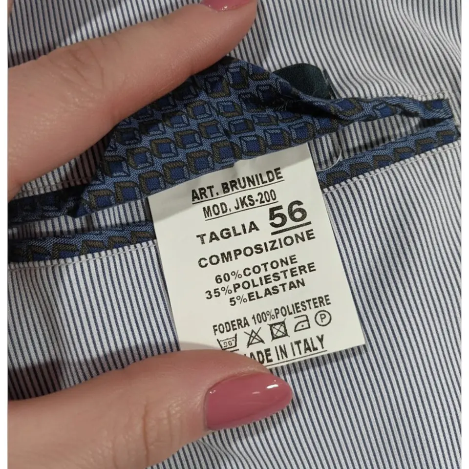 Blazer Italiano Importado Sottotono Ligero a Rayas - Talla M 9
