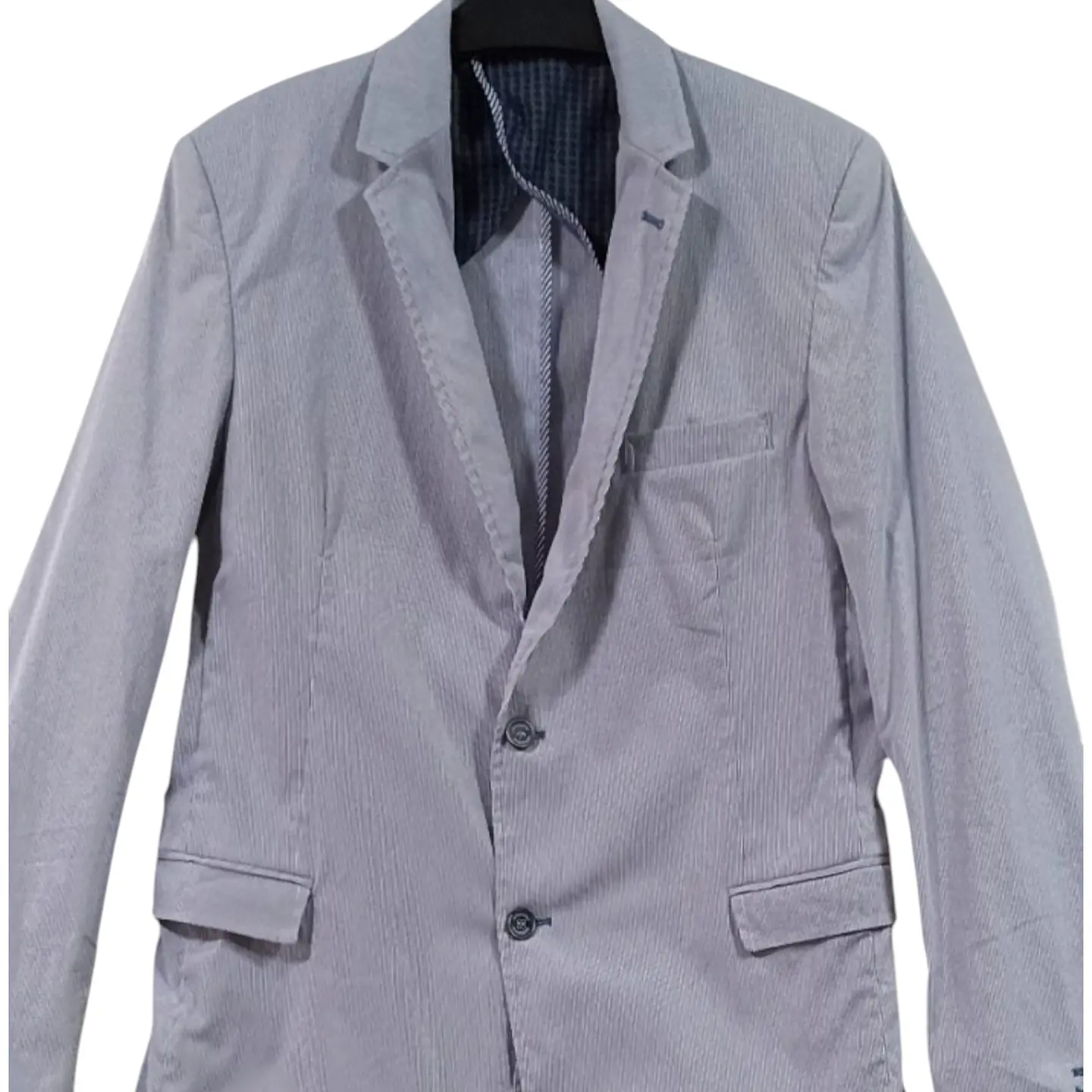 Blazer Italiano Importado Sottotono Ligero a Rayas - Talla M 4