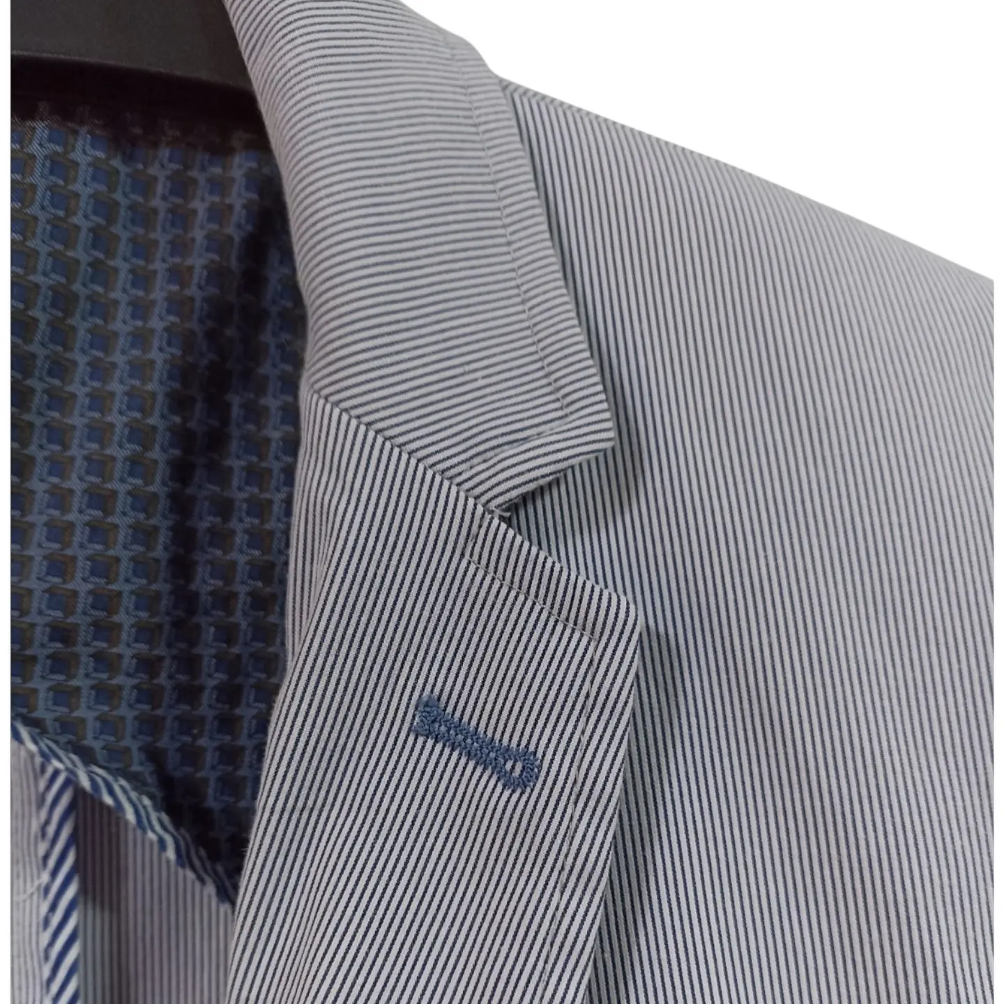Blazer Italiano Importado Sottotono Ligero a Rayas - Talla M 7