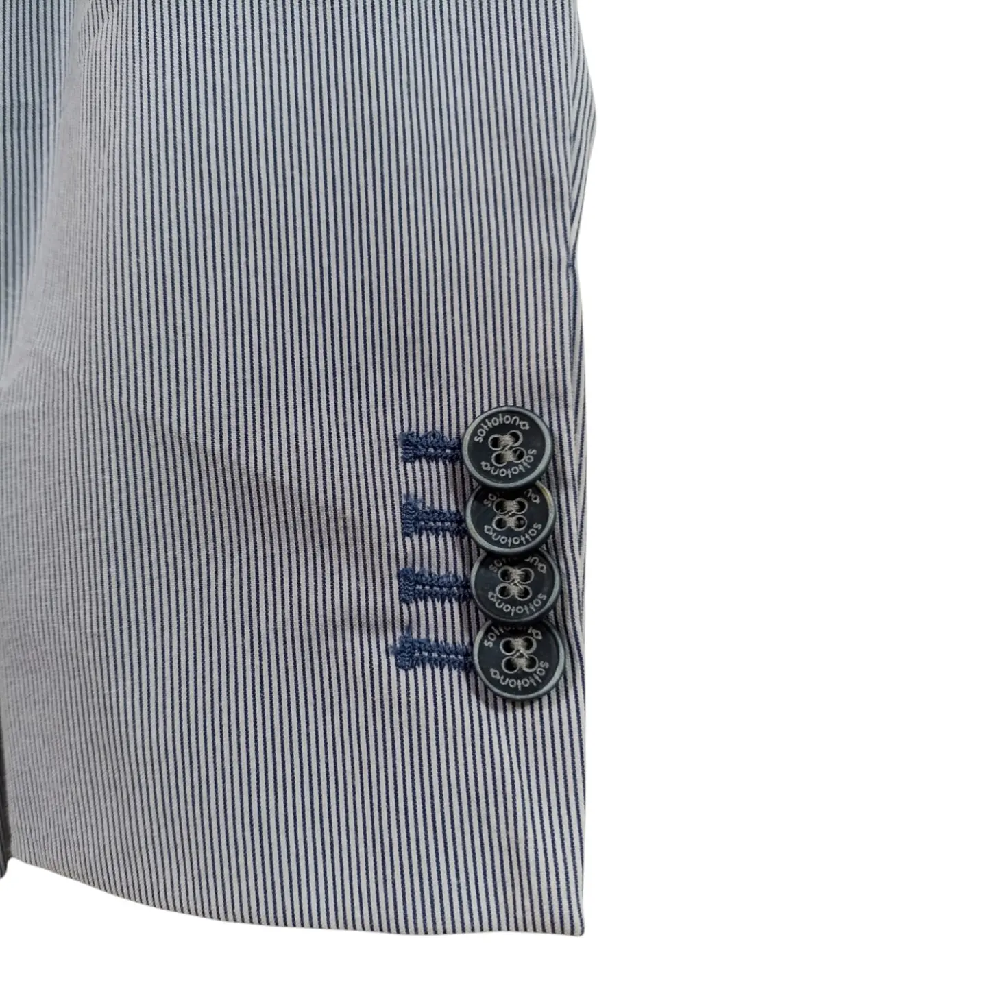 Blazer Italiano Importado Sottotono Ligero a Rayas - Talla M 8