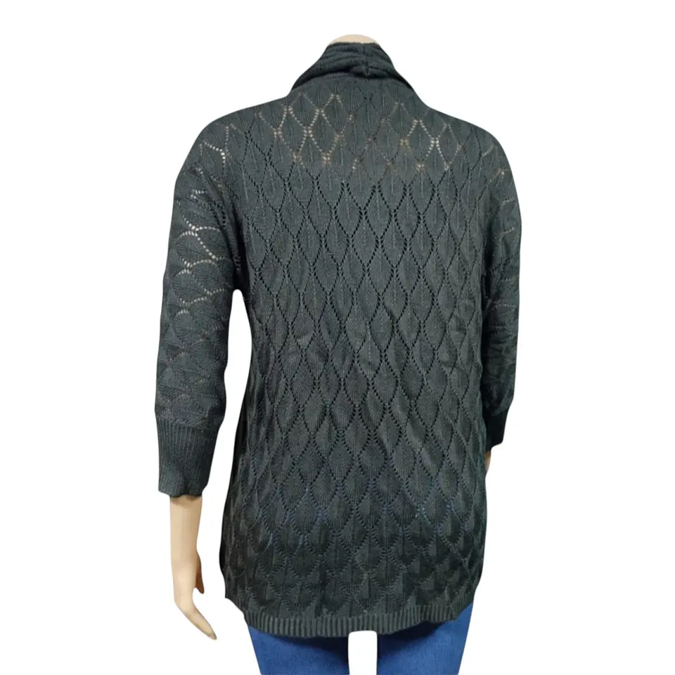Cárdigan Abierto Calado Manga 3/4 - Talla Grande 2XL 7