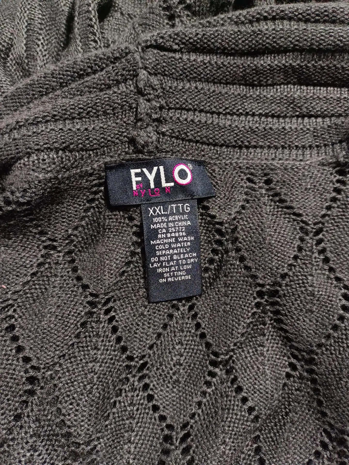 Cárdigan Abierto Calado Manga 3/4 - Talla Grande 2XL 8