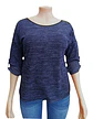Polera Manga 3/4 Con Aplicación De Lentejuelas Talla Xl - Miniatura 3