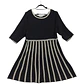 Vestido Tejido Acampanado Manga Corta - Talla Grande 3XL - Miniatura 6
