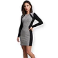 Vestido Ajustado H&M Divided Manga Larga Talla XS - Miniatura 2