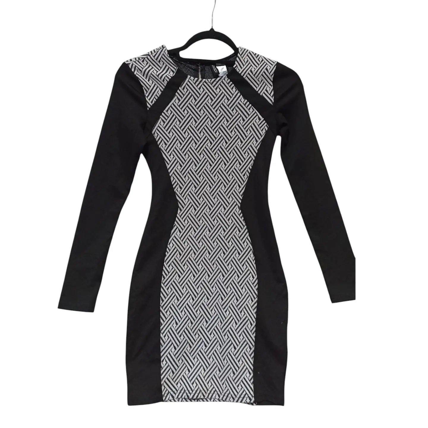 Vestido Ajustado H&M Divided Manga Larga Talla XS 5