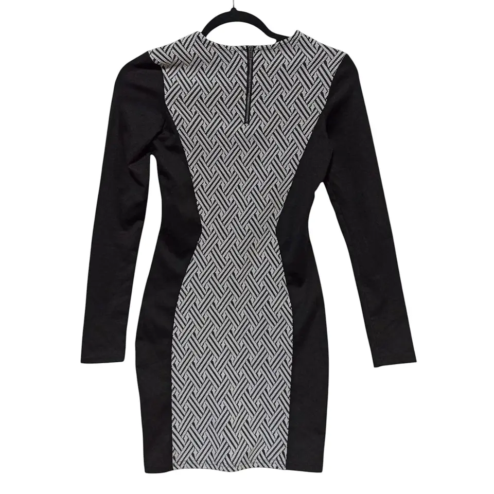 Vestido Ajustado H&M Divided Manga Larga Talla XS 6