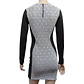 Vestido Ajustado H&M Divided Manga Larga Talla XS - Miniatura 4