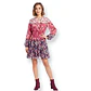Mini Vestido de Gasa con Estampado Floral Eliza J. - Talla S - Miniatura 1