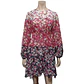 Mini Vestido de Gasa con Estampado Floral Eliza J. - Talla S - Miniatura 2