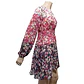 Mini Vestido de Gasa con Estampado Floral Eliza J. - Talla S - Miniatura 3