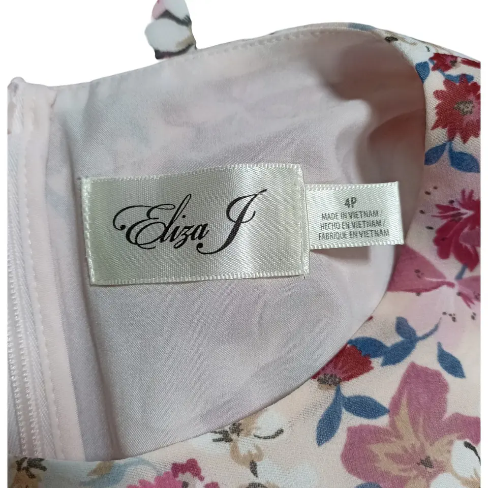 Mini Vestido de Gasa con Estampado Floral Eliza J. - Talla S 7