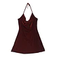 Vestido de Fiesta con Bolero de Terciopelo Burdeo - Talla S - Miniatura 6