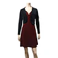 Vestido de Fiesta con Bolero de Terciopelo Burdeo - Talla S - Miniatura 3