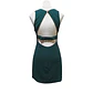 Mini Vestido de Fiesta Verde con Escote en Espalda - Talla S - Miniatura 8