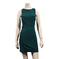 Mini Vestido de Fiesta Verde con Escote en Espalda - Talla S - Miniatura 3