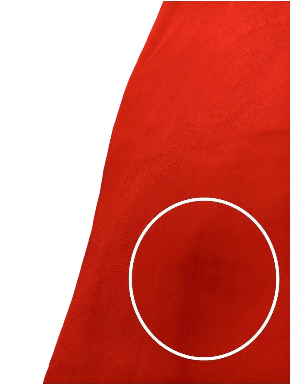 Vestido Rojo con Capa de Gasa Asimétrica - Talla Grande 3XL 7