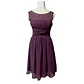 Vestido de Fiesta Corto Juvenil Drapeado Borgoña - Talla M - Miniatura 6