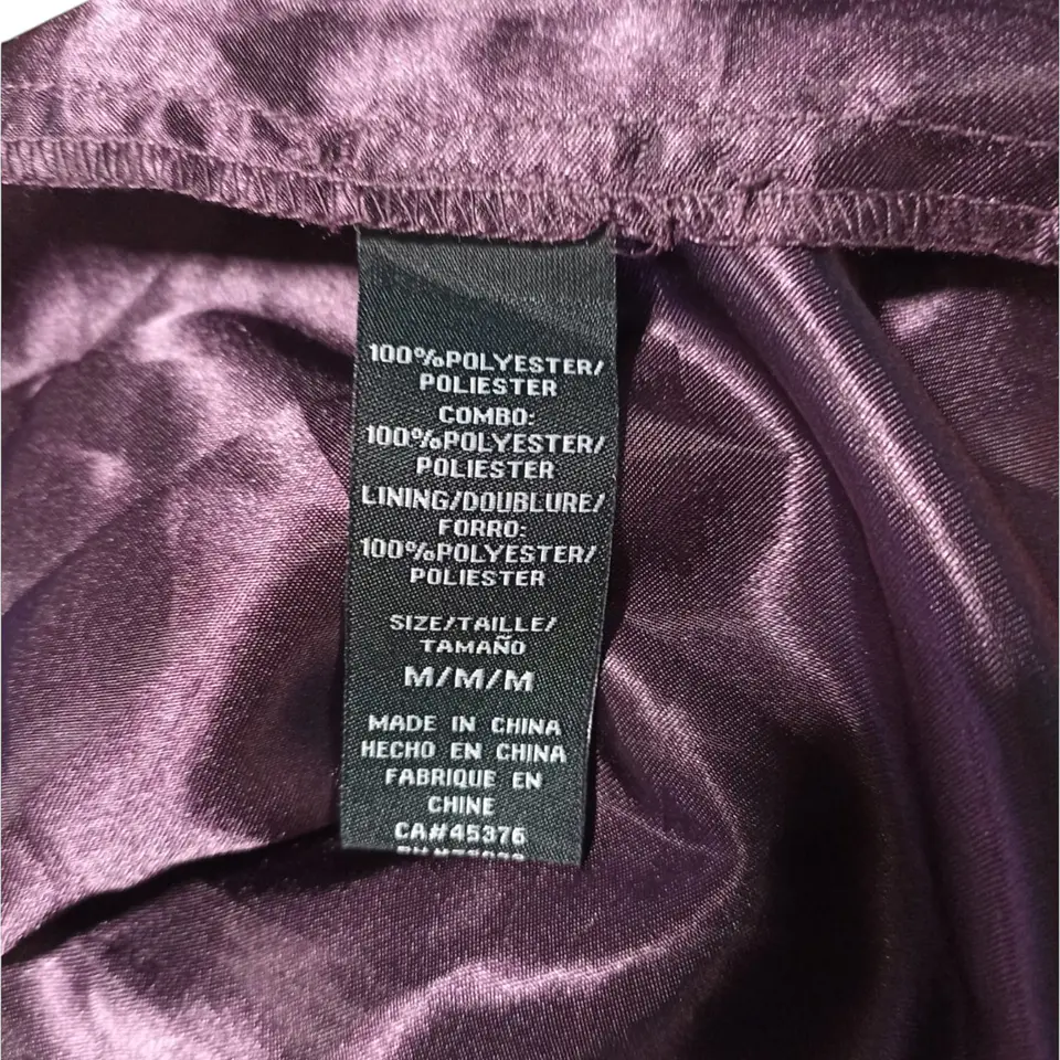 Vestido de Fiesta Corto Juvenil Drapeado Borgoña - Talla M 8