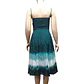 Elegante Vestido Solero Verde con Degradado Talla S/M - Miniatura 4